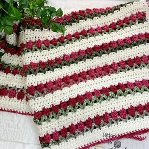 Easy Crochet Baby Blanket Pattern, Instant Download PDF Pattern, Easy Crochet Pattern makes a Personal Baby Shower Gift Going Home Blanket