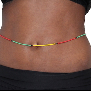 Waist beads - Rasta