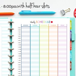 2023-2024 Homeschool Planner / Printable Inserts PDF / Lesson Planner / Virtual Learning, Calendar, Tracking, Big Happy Planner image 2