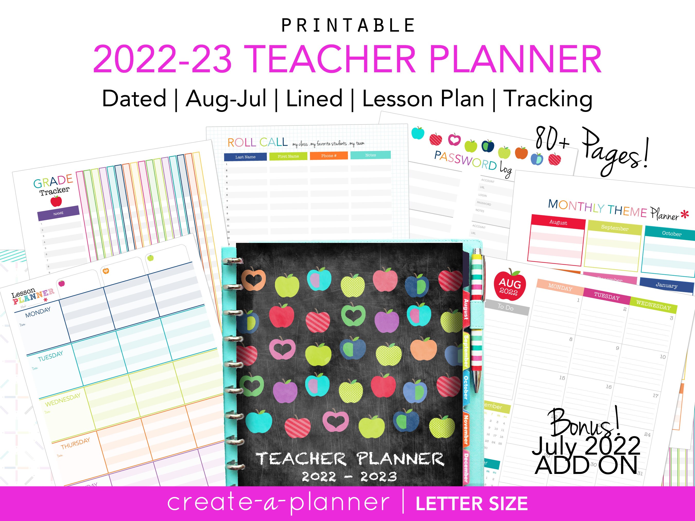 Editable 2023 2024 Teacher Planner In 2022 Teacher Planner Planner