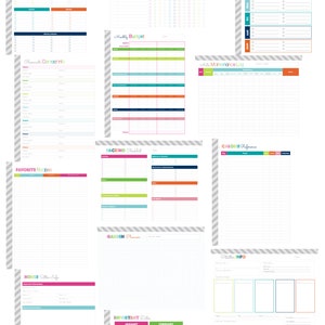 Life Binder Home Management Planner PDF Download, Household Mom Planner, ADHD, Family Budget, Spring Cleaning, BIG Happy Planner, Chores image 6