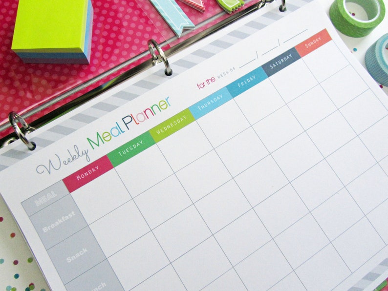 Household Binder // Printable Planner Inserts - PDF Download // Mum ...
