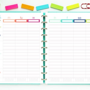 Fitness Planner, Printable Inserts, Diet Log INSTANT DOWNLOAD Weekly Meal Log, Goals, Fitness Log, Weight Loss, Letter Size and A5 image 6