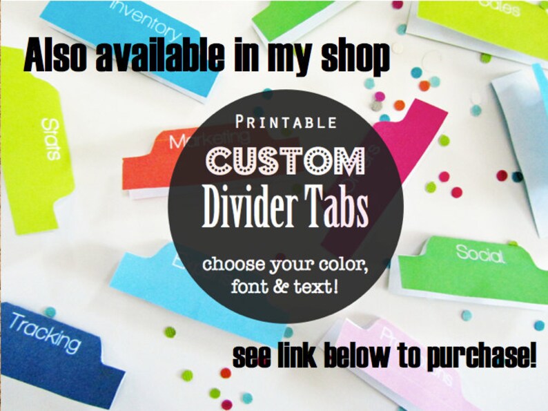 50 off printable alphabet divider tabs for address book or etsy