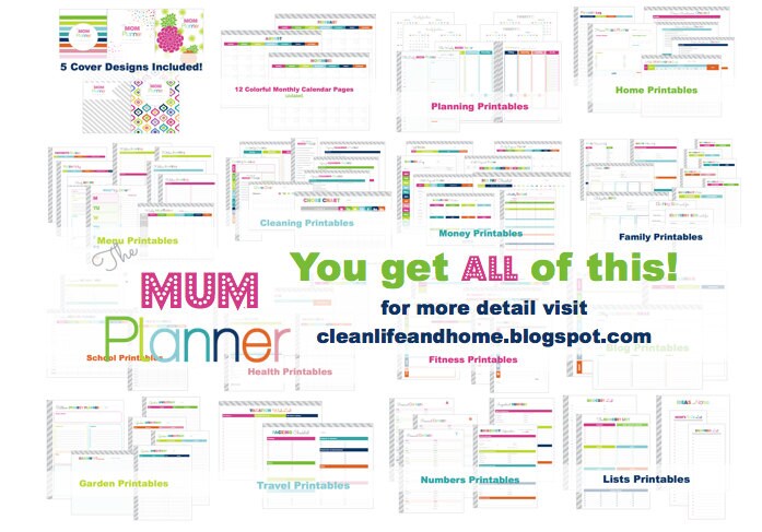 Household Binder // Printable Planner Inserts - PDF Download // Mum ...