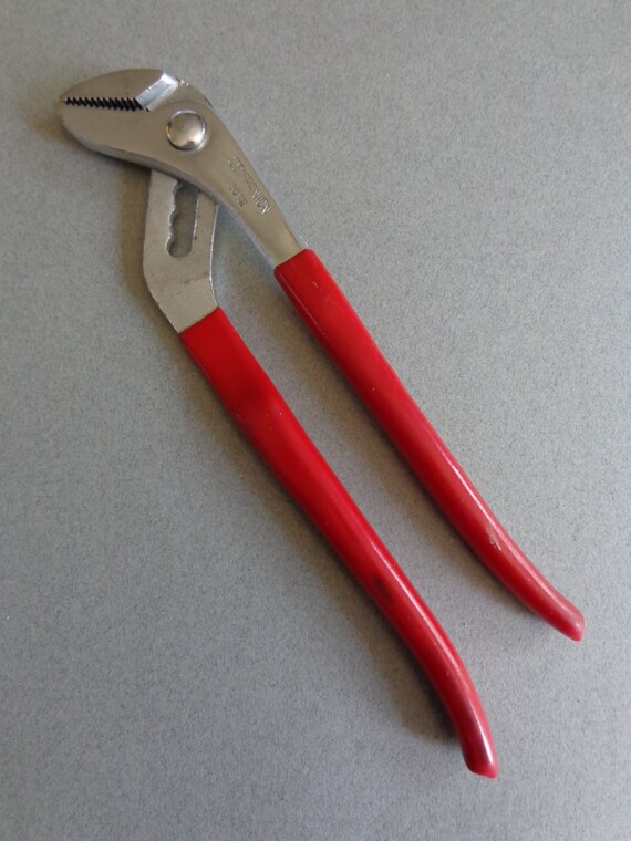 Vintage Pliers Companion Channel Locks Pliers with Red Etsy
