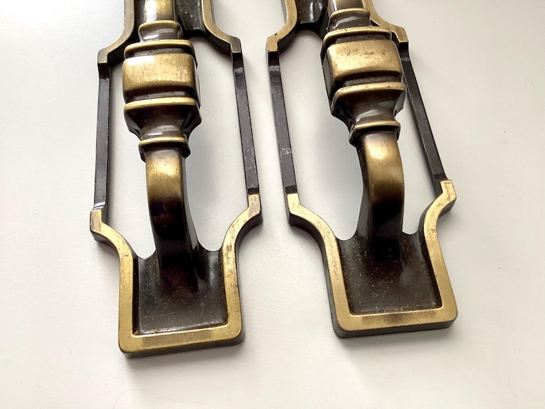 Cabinet Drawer - Door Pulls 3 Inch Ctc Antique Brass Vintage Amerock ...