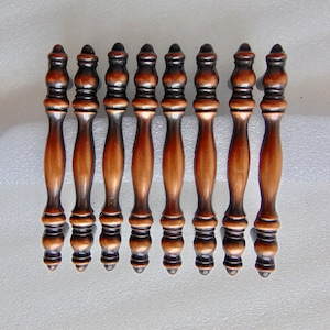 3 in Copper Cabinet Pulls 8 Vintage Drawer Handles Amerock 155 Hardware