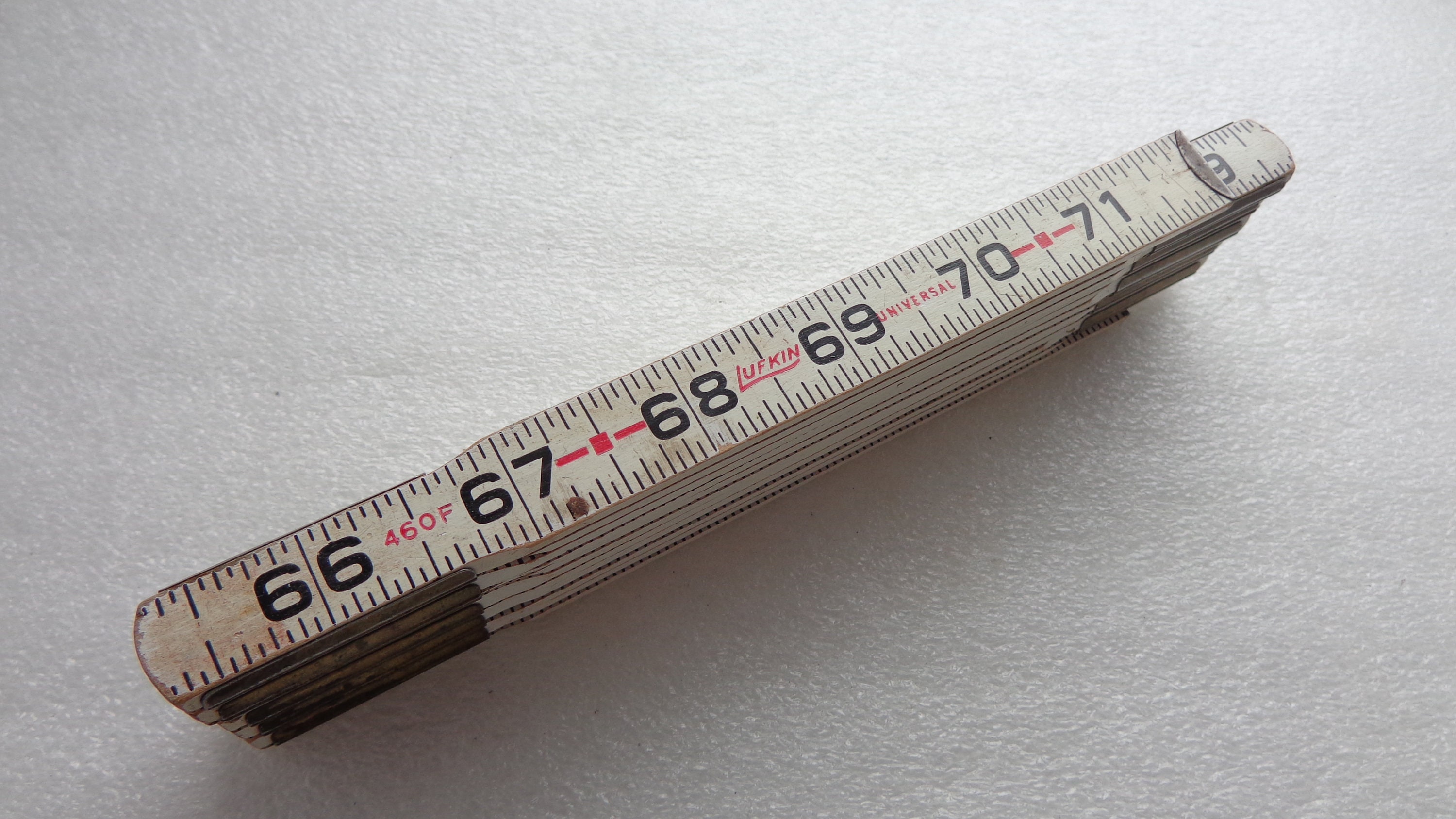 Vintage Lufkin 6 foot Folding Tape Ruler Measure 460F Wood Etsy