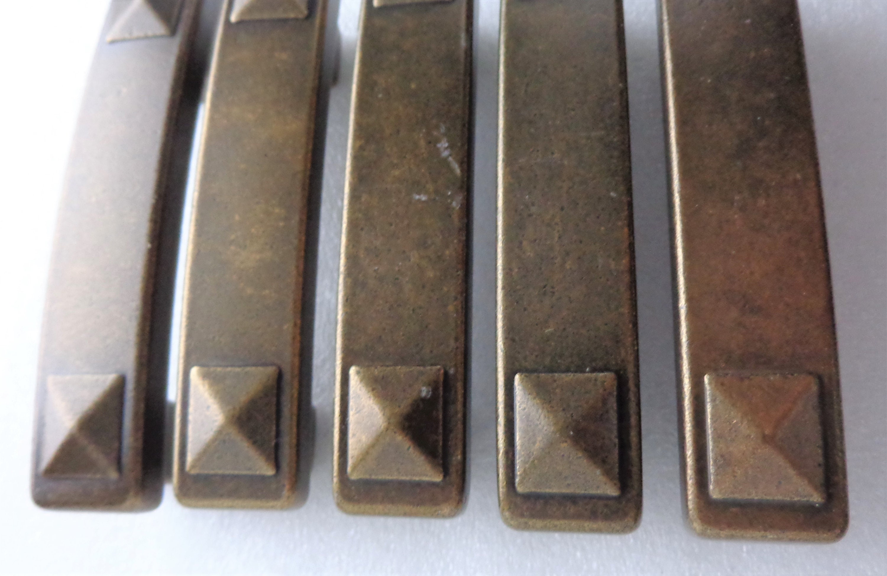 Antique Bronze Pulls Handle 3 in Center 5 Heavy Duty Etsy