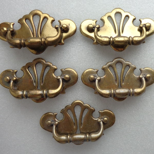 Antique Brass Pulls Etsy
