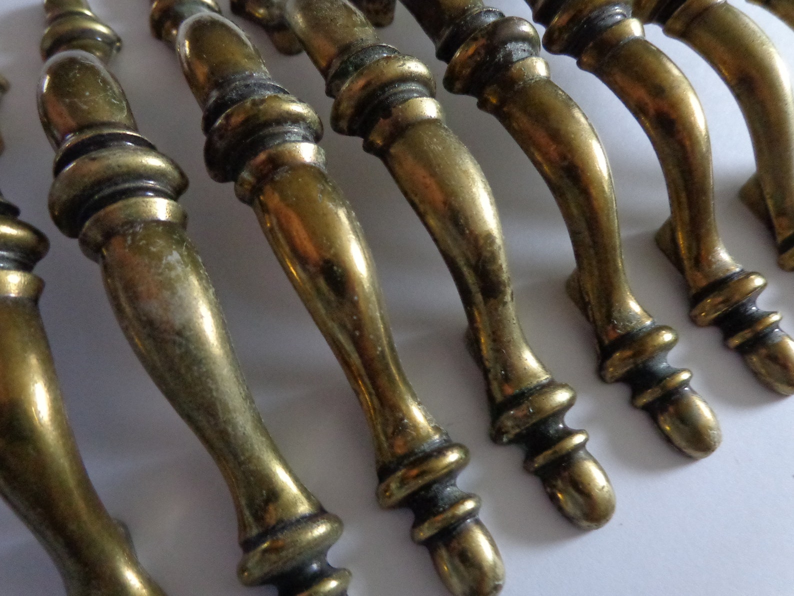 Vintage Hardware 3 in Centers 8 Handles Pulls Etsy