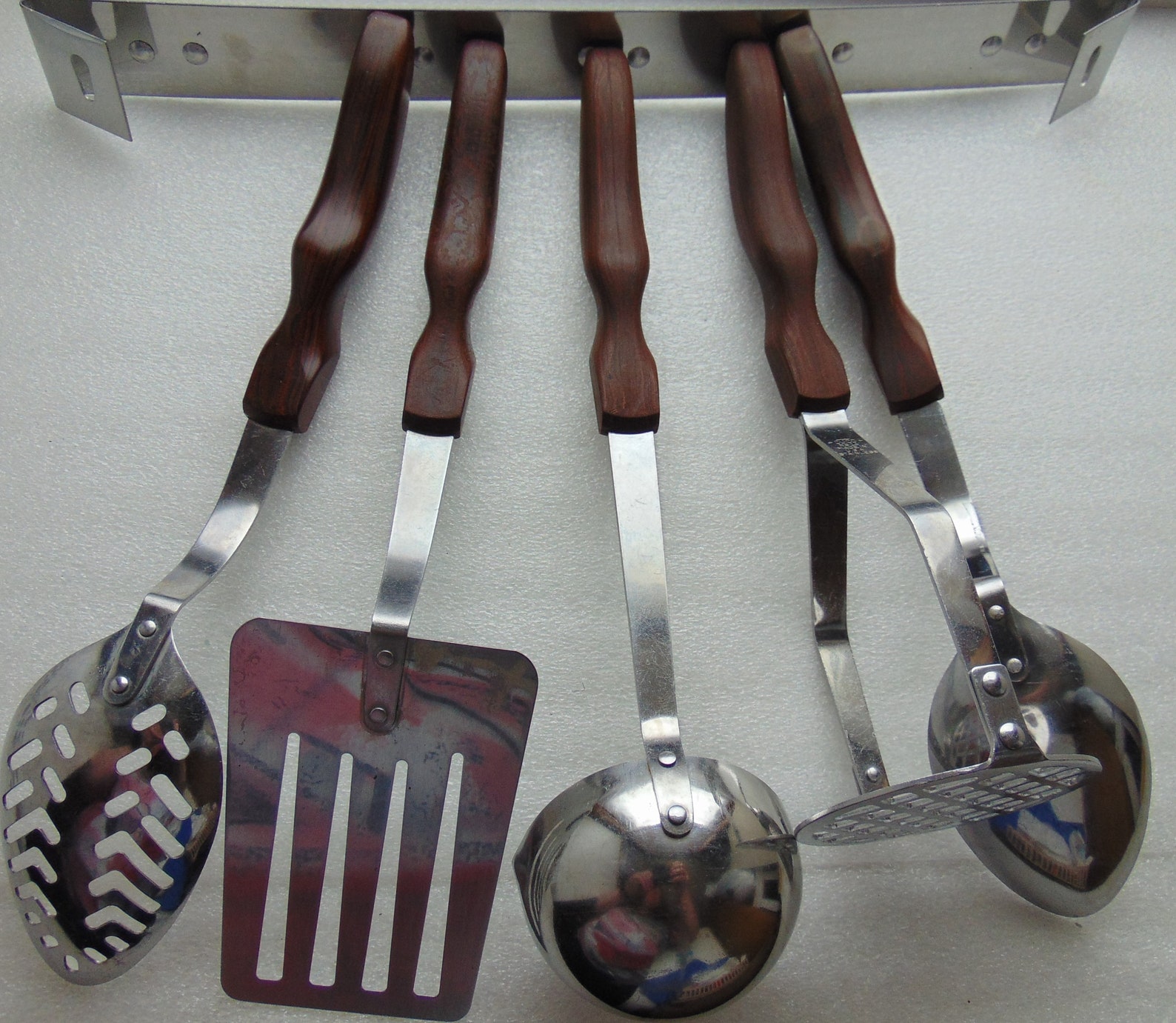 Vintage Cutco Utensils & Stainless Wall Hanging Rack 1717 Etsy