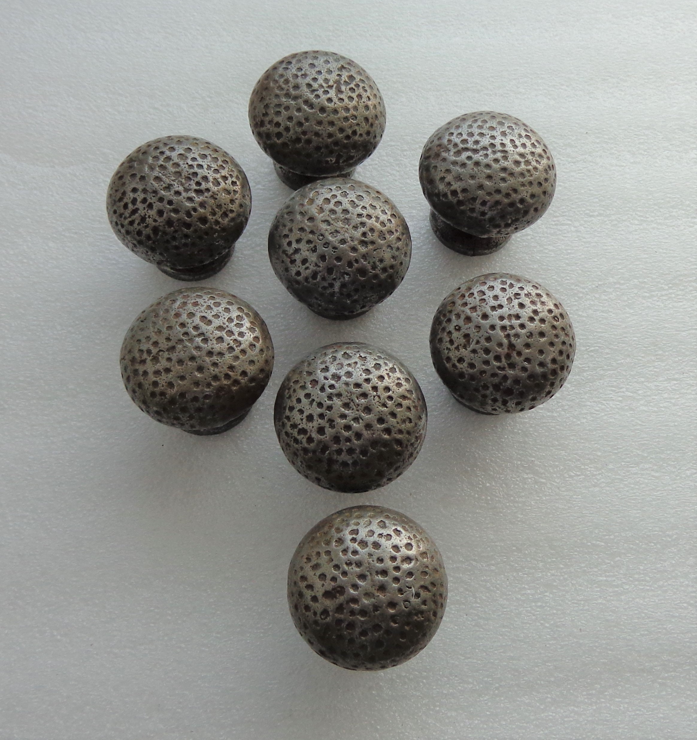 Perillas coloniales de plata antiguas 8 plata y negro | Etsy