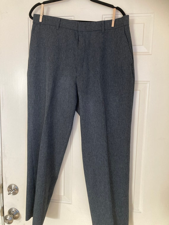 Levi Strauss & Co Action Slacks Dacron polyester 36 x 29 charcoal