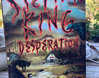 Stephen King Desperation 1996 1st edition hardcover with jacket Viking Press 0-670-86836-1 Nevada travelers horror fiction classic