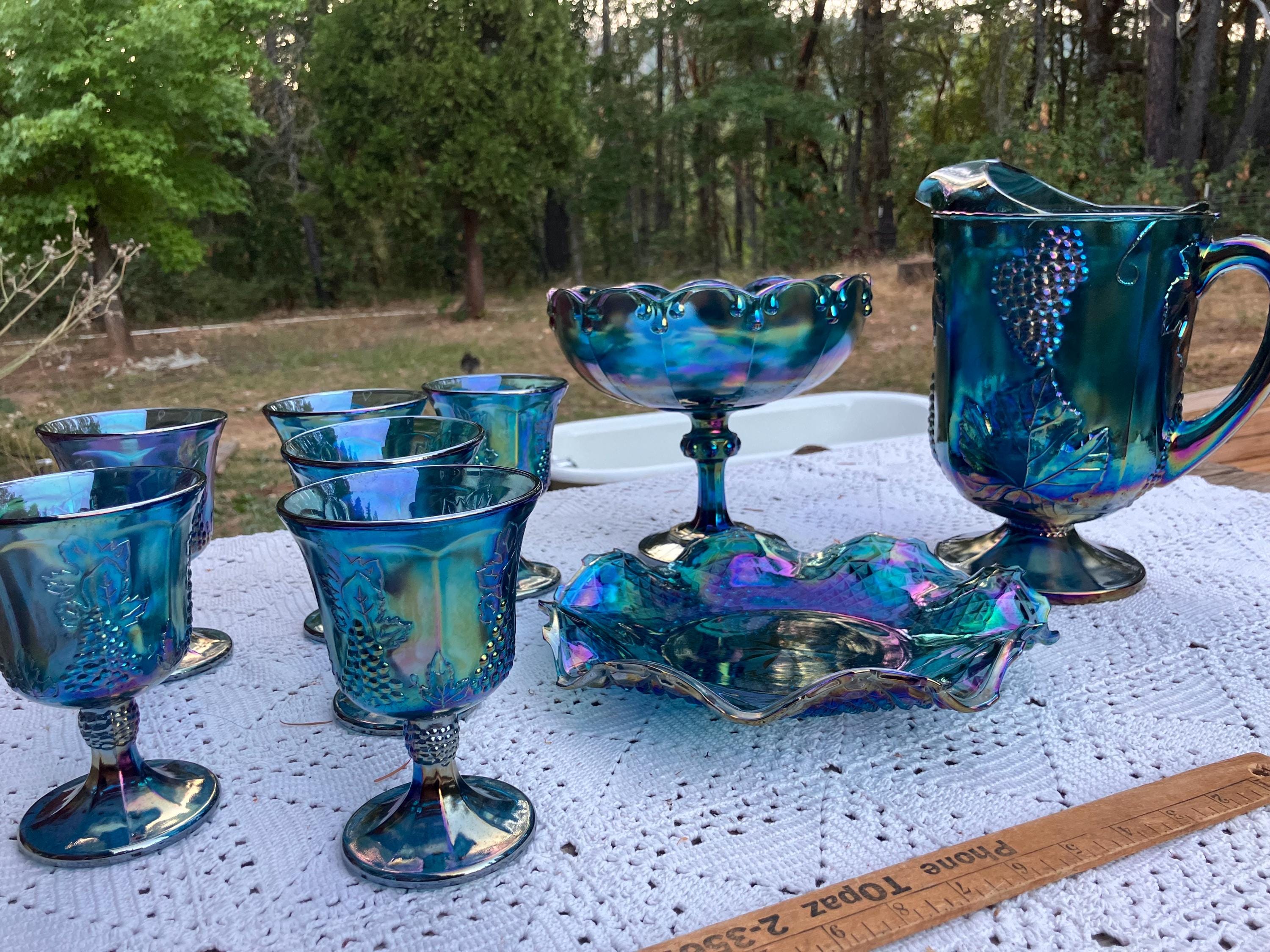 ◾︎美品◾︎INDIANA GLASSヴィンテージ　カーニバルガラス