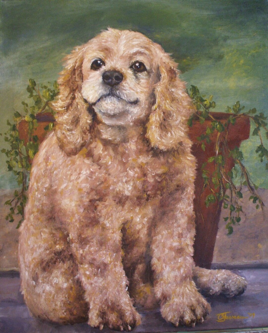 Pet Portrait - Custom Painting in Acrylics on Canvas or Pastel-original ...