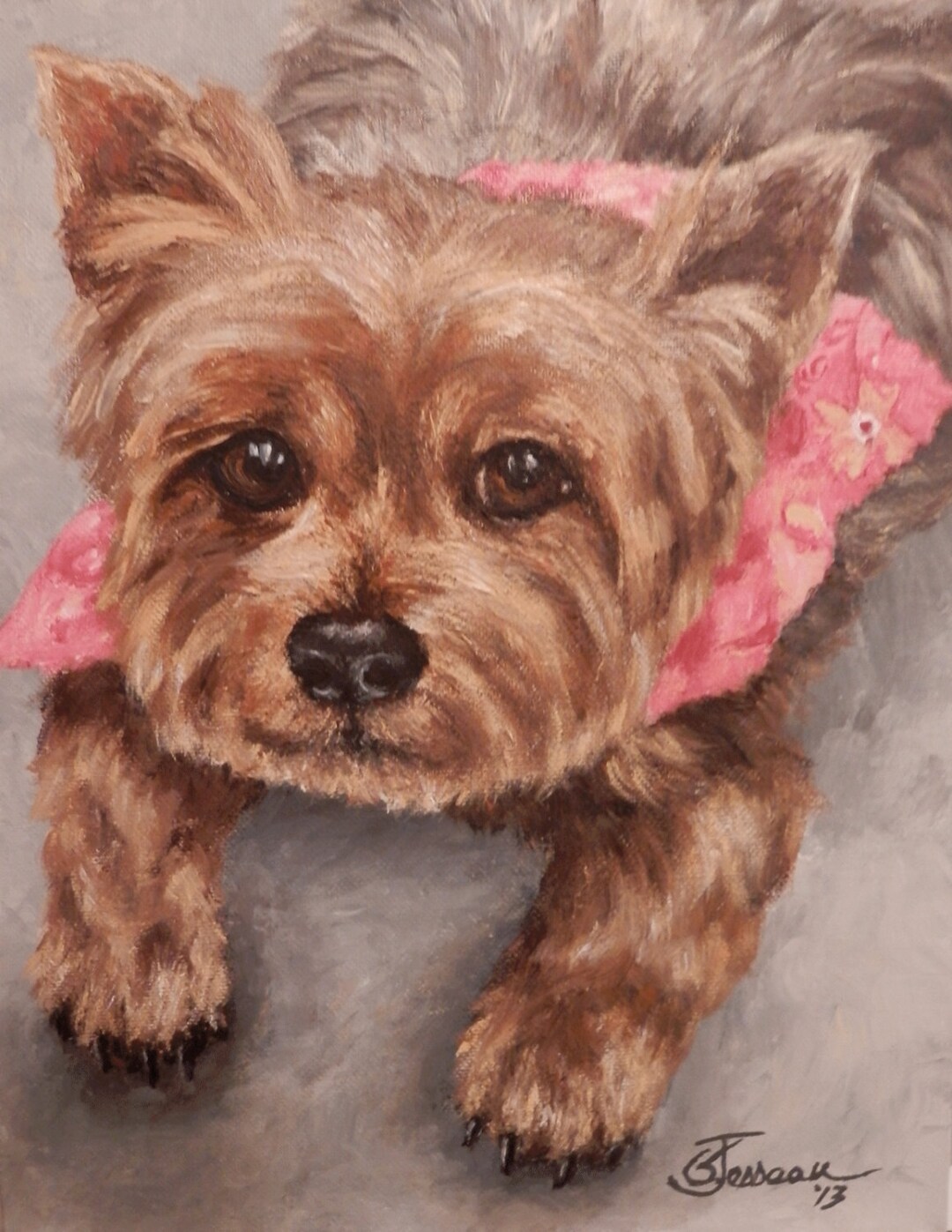 PET PORTRAIT - Custom Painting in Acrylics or Pastel - Original Dog Art ...