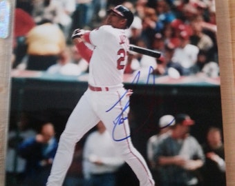 Dave Justice Autograph 8X10 Photo