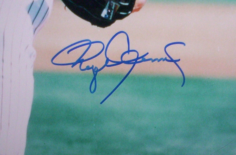 Roger Clemens New York Yankee Autograph 16x20 photo image 2