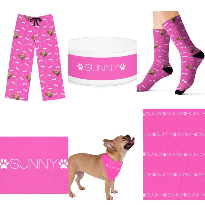 Dog Lover Pajamas Women's Pj Pants Personalized Pet Etsy