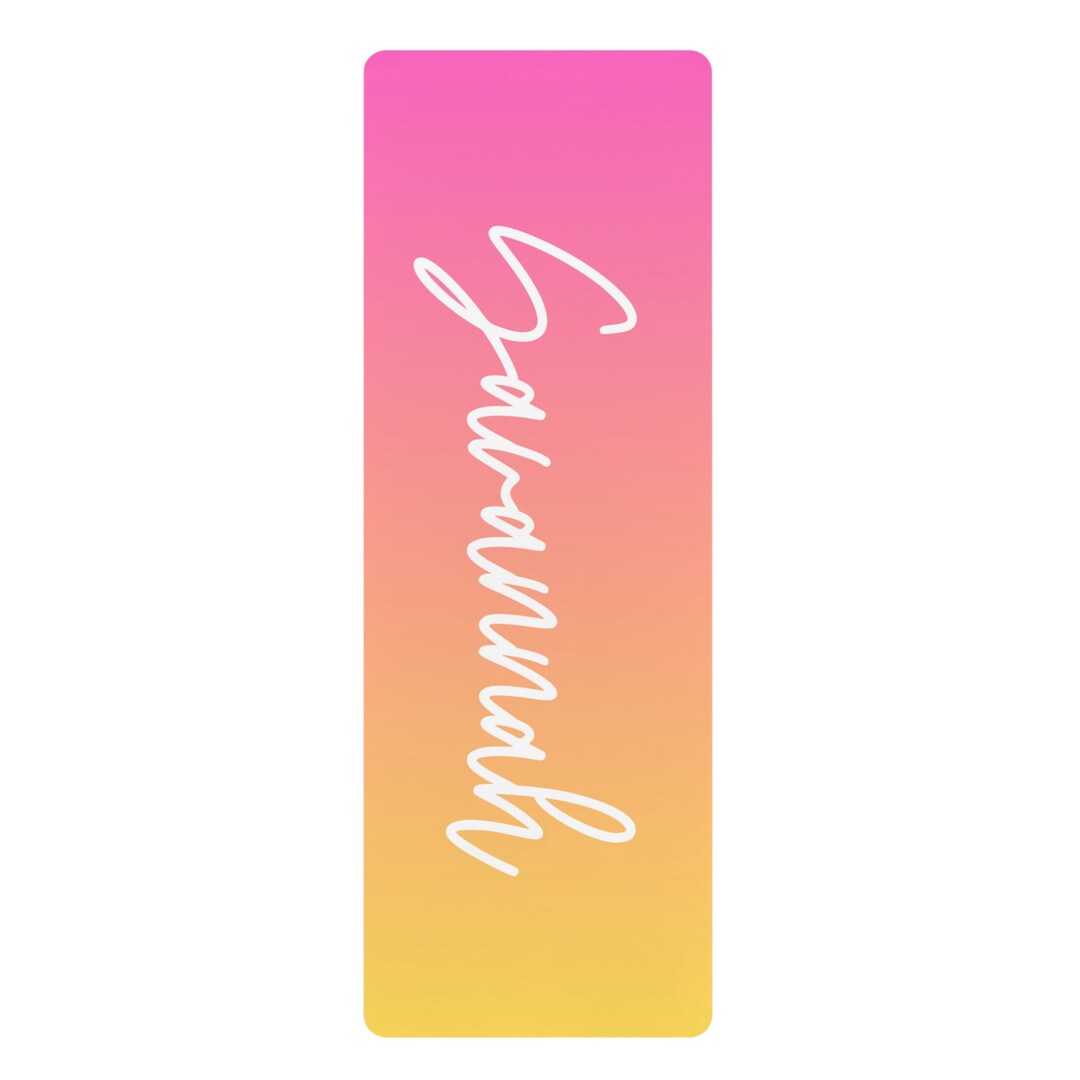 Personalized Yoga Mat Yoga Gift 29 Color Choices Etsy