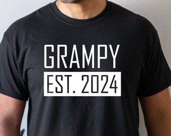 Grampy Shirt, Grampy 2024 Tee, Grampy Gift, Grampy Fathers Day, Fathers Day Shirt, Gift for Him, Personalized Shirt