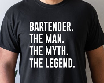 Bartender Shirt, Bartender Gift, Bartending, Gift for Him, Shirt for Him, Gift for Bartender, Funny Bartender Tee