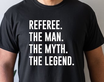 Referee Shirt, Referee Gift, Football Referee, Soccer Referee, Funny referee Tee, Gift for Him, Shirt for Man