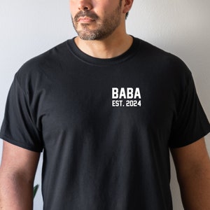 Baba Shirt, Baba Gift, Baba 2024 Shirt, Gift for Grandpa, Gift for Him, Baba Fathers Day, Fathers Day Shirt, Baba T Shirt, custom Baba Tee