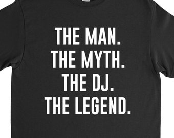 Dj Shirt, Dj Gift, Disc Jockey Tee, Dj Tshirt, Funny Dj T Shirt, Gift for Him, Radio Dj, Unisex Shirt
