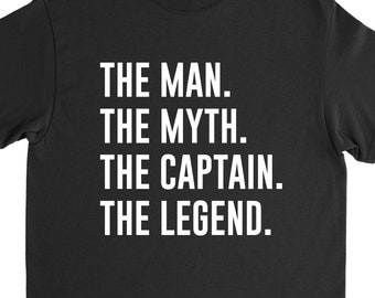 Captain Shirt, Captain Tshirt, Captain Gift, Boat Captain, Funny Captain Tee, Captain T Shirt, Gift for Him