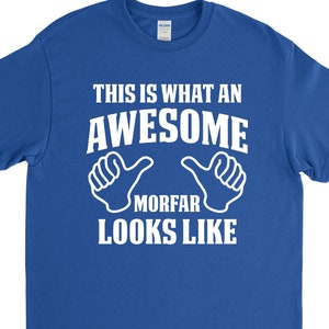 Morfar Shirt, Morfar Gift, Morfar Fathers Day, Fathers Day Gift, Gift for Him, Awesome Morfar, Custom Morfar Tee