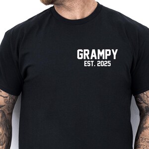 Grampy Est 2025, Grampy Shirt, Grampy Gift, Gift for Grampy, Grampy Fathers Day, Fathers Day Gift