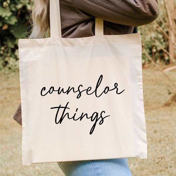 Counselor Gift - Counselor Tote Bag - Gift for Counselor - Counselor Totebag - School Counselor - Gift for Her - Custom Counselor
