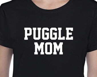 Puggle Mom Shirt Tshirt Dog