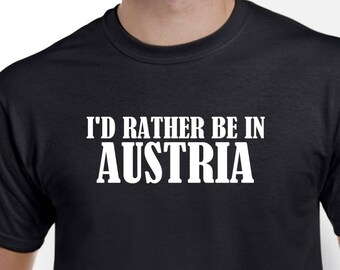 Hommes manches courtes T-shirt Autriche-Shape Austria Fanshirt maillot drapeau flag 