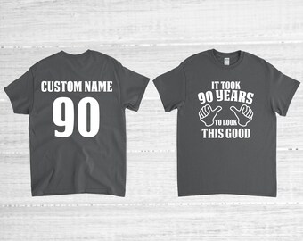 90th birthday shirt ideas