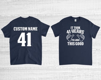 41st Birthday Shirt Etsy