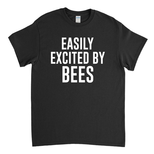 Beekeeper Shirt, Beekeeper Gift, Beekeeping, Easily Excited by Bees
