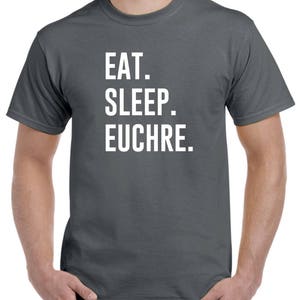 Euchre Shirt Eat Sleep Euchre Euchre Gift - Etsy