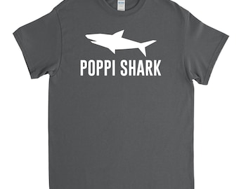 Poppi Shark, Poppi Shirt, Poppi Gift, Fathers Day Gift