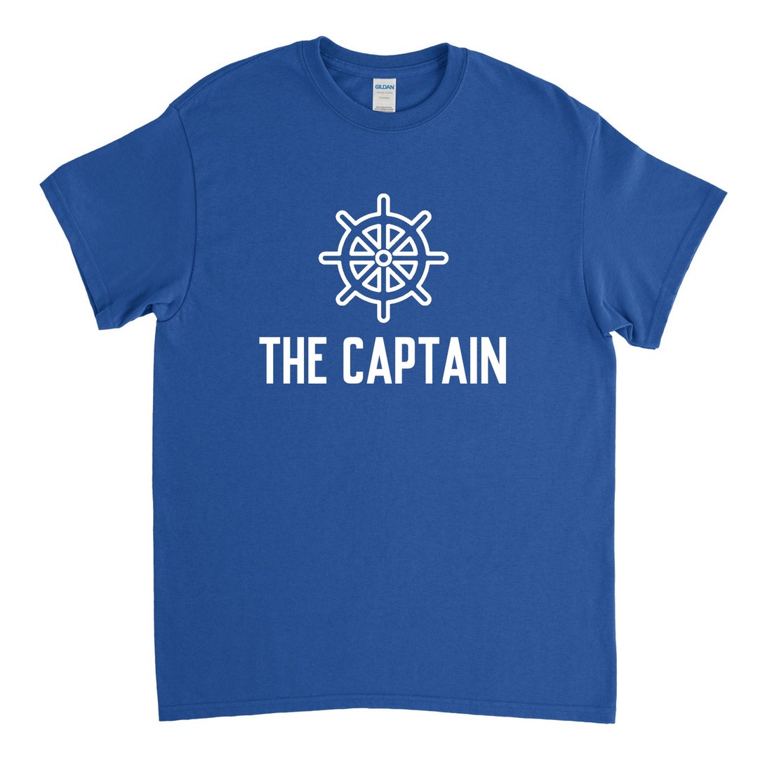 The Captain Boat Captain Gift Boat Shirt Boater Shrit Etsy
