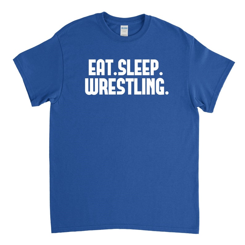 Wrestling Shirt Eat Sleep Wrestling Shirt Wrestling Gift image 4