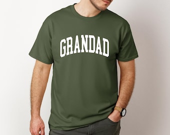 Camiseta para abuelo, Regalo para abuelo, Día del Padre, Estilo universitario, Regalo para abuelo