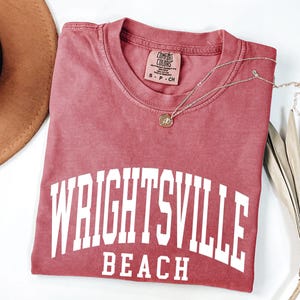Wrightsville Beach North Carolina, Wrightsville Beach Shirt, Trendy Travel, Travel T Shirt, Comfort Colors®