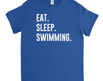 Swimmer Shirt - Eat Sleep Swimming - Swimming Shirt - Swimmer Gift