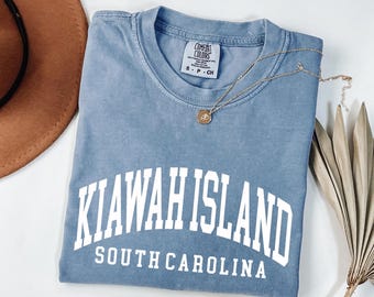 Kiawah Island South Carolina, Travel T Shirt, Trendy Travel, Kiawah Island Shirt, Gift for Her, Comfort Colors®
