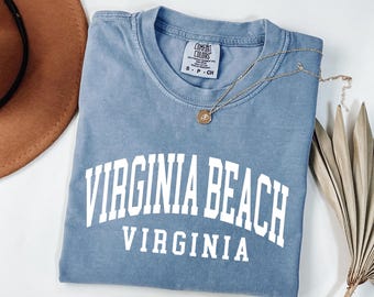 Virginia Beach Shirt, Virginia Beach Va, Virginia Beach Vacation, Travel Shirt, Trip Destination, Gift for Her, Comfort Colors®